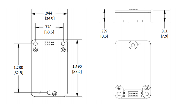 HBK 3DM-CV7-AR 惯性测量单元和垂直参考单元尺寸图1.png