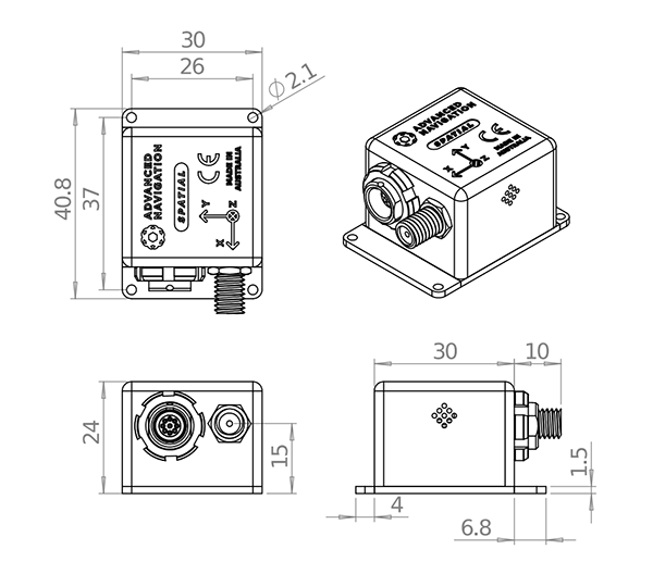Advanced Navigation Spatial MEMS GNSSINS 传感器尺寸图1.png