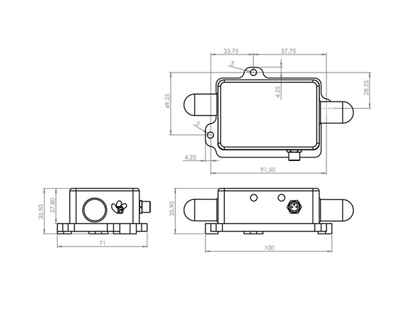 BeanAir BeanDevice® 2.4GHz AX-3D XRange 无线物联网振动传感器尺寸1.jpg