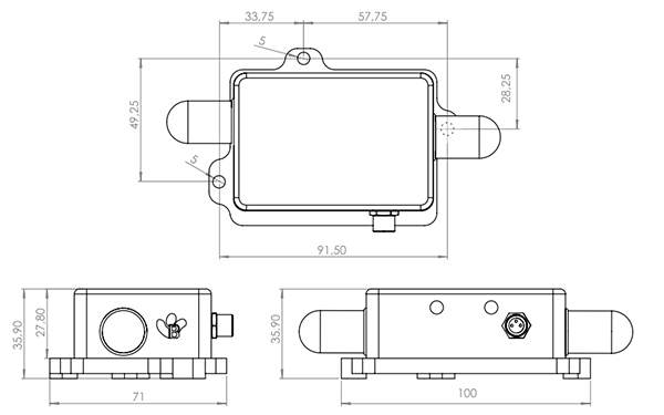 BeanAir BeanDevice® 2.4GHz HI-Inc Xrange 无线物联网倾角传感器尺寸图1.jpg