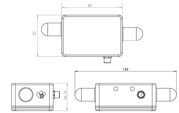 BeanAir BeanDevice® 2.4GHz Inc 无线倾角传感器的尺寸图1.jpg
