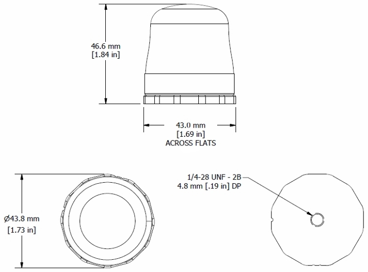 G-Link-200-R 传感器尺寸图