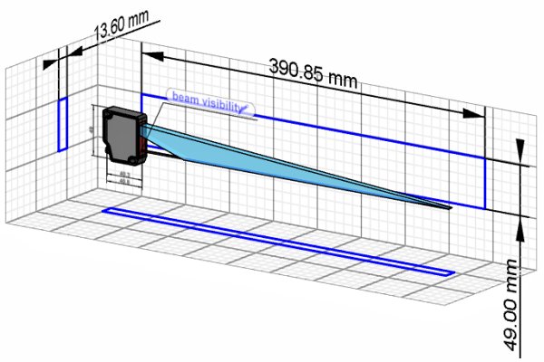 OM30-L0350.HV.YUN 测距传感器的3D模型图