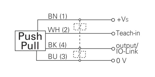 O200.SP-GW1J.72NV 传感器的接线图