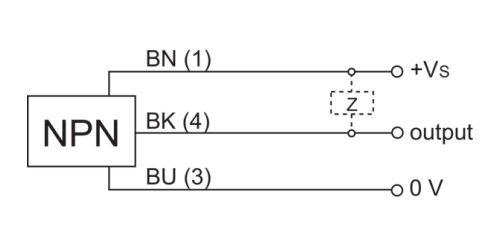 IGYX 08N17B3/L 接近开关传感器的接线图